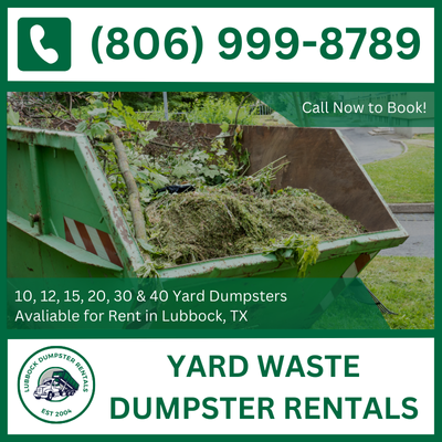 Yard Waste Dumpster Rental